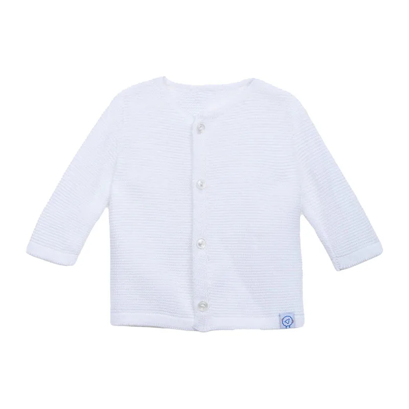 Gilet Coton Bio - Blanc-0