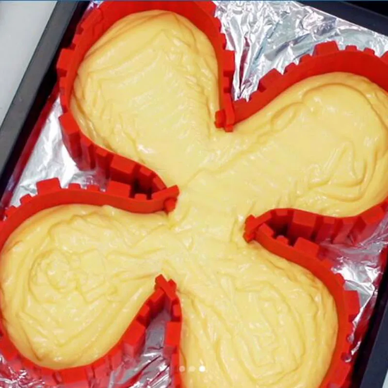 Moule à gâteau magique modulable Silicone - 4pcs-5