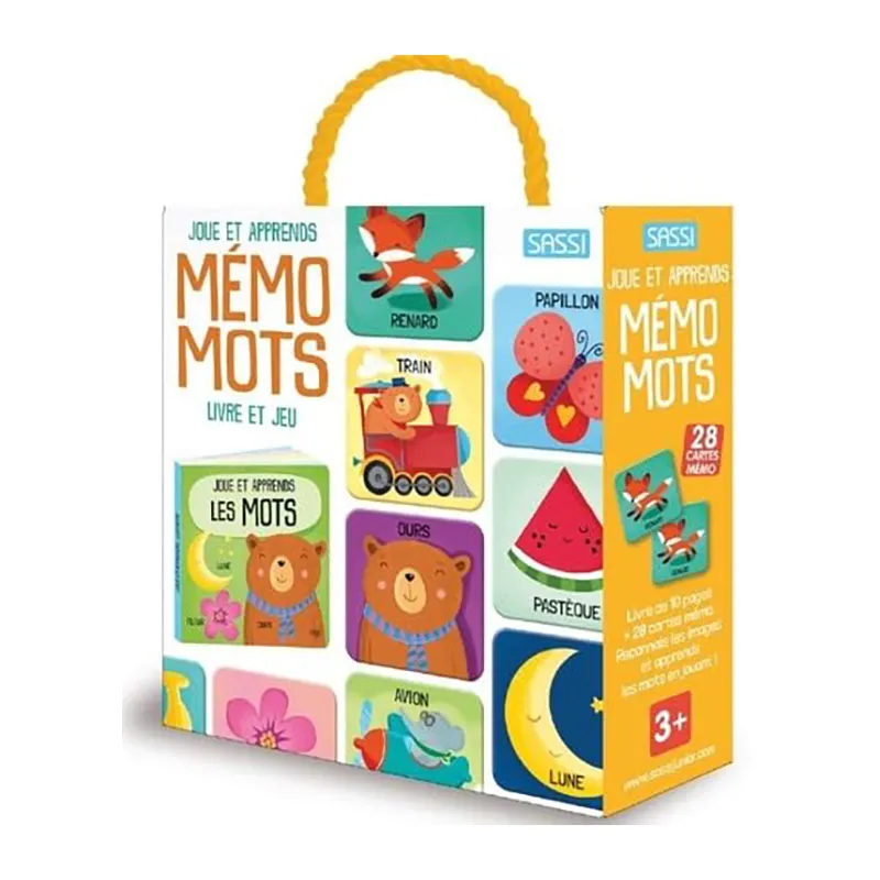 Joue et apprends Mémo mots & livre - 36m+-0