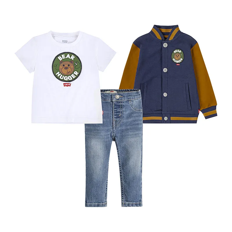 Bomber + T-shirt + Jean Bear Hugger - Naval Academy-0