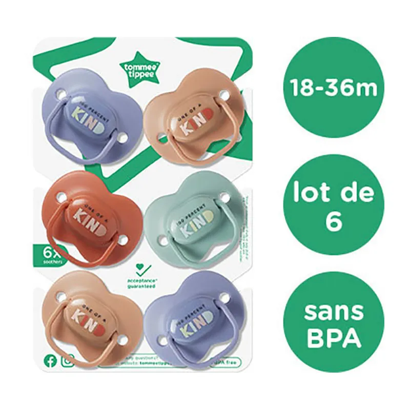 6 Sucettes Classique - 18-36m+-2