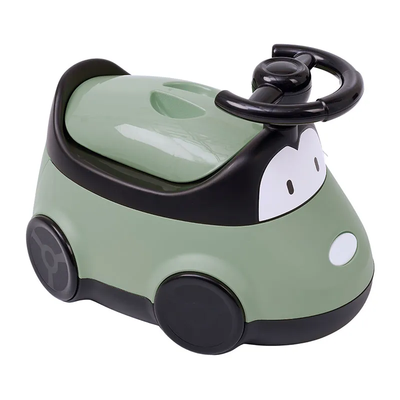Pot d'apprentissage Voiture - Vert sauge-1