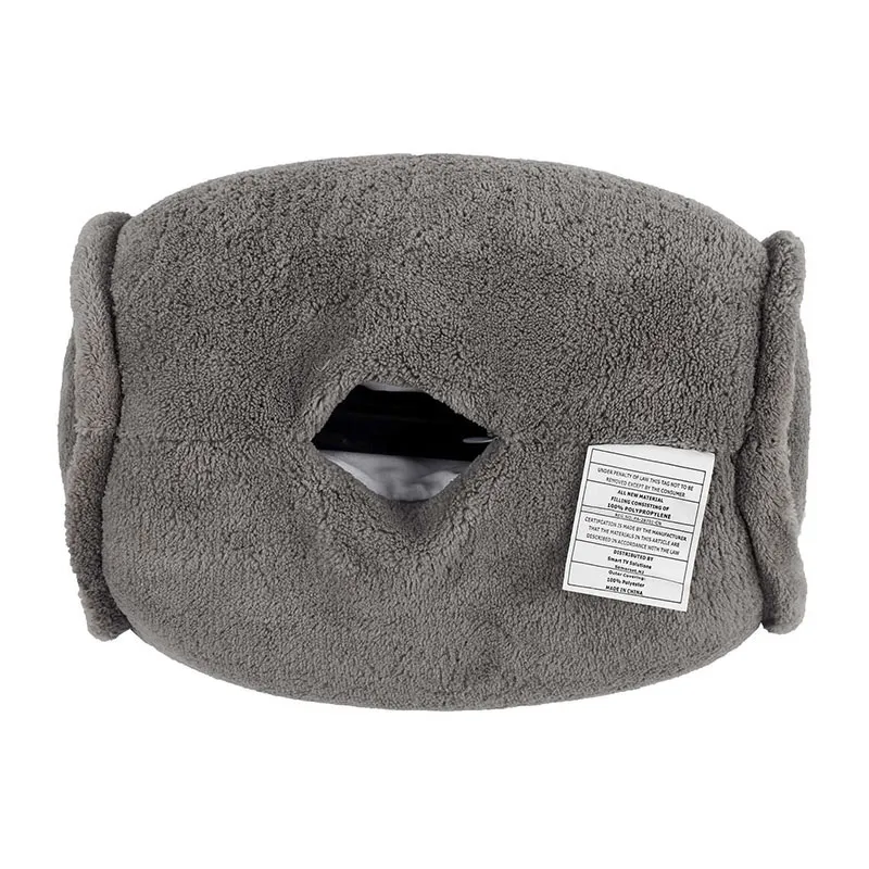 Coussin rond de massage vibrant - 25x14x14cm-4