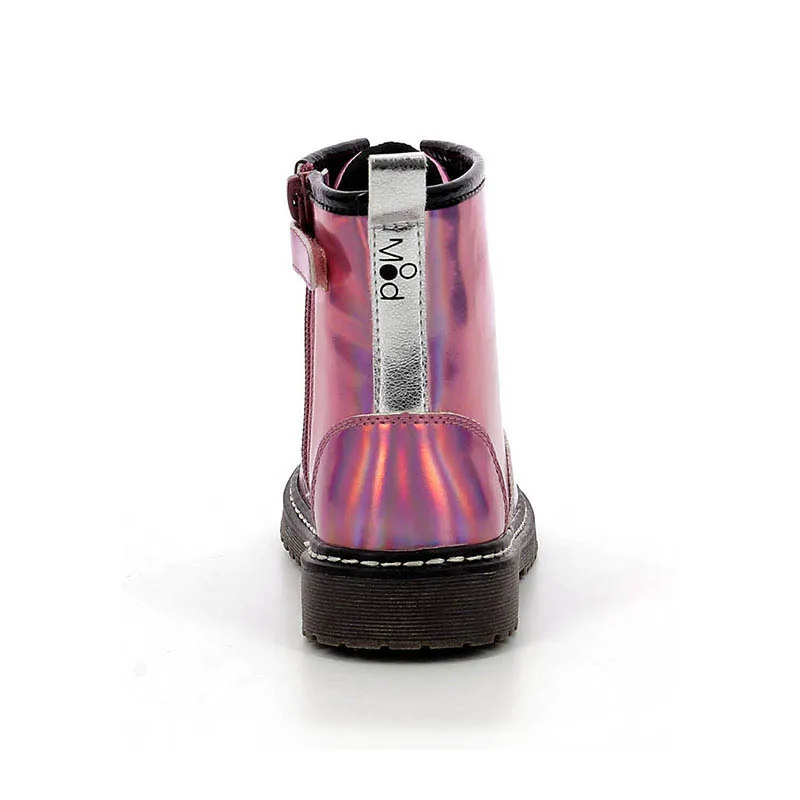 Bottines Modoka - Rose Hologram-4