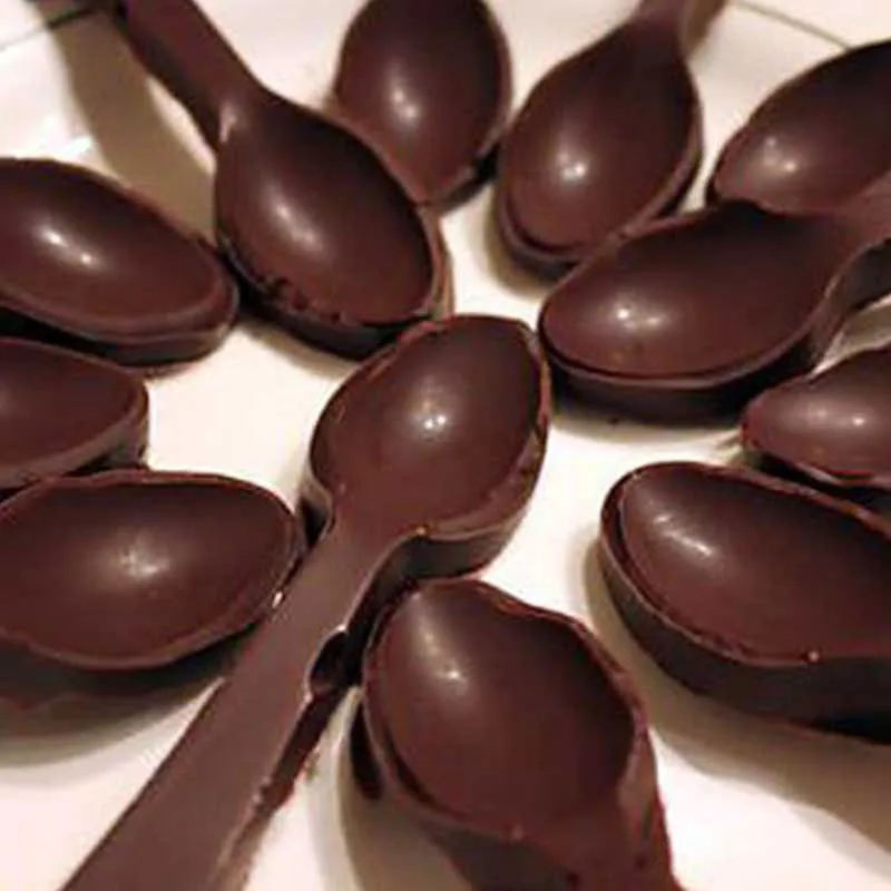 Moule à cuillères en chocolat - 14x10cm-10