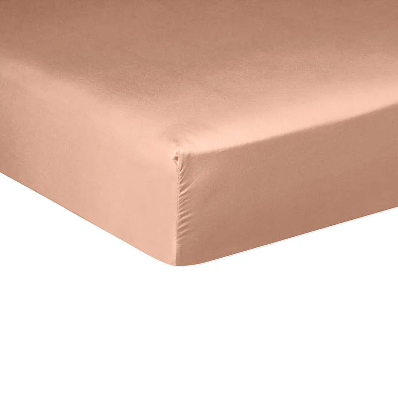 Drap-H. Satin de coton Bonnet 30cm - Rose Nude-1
