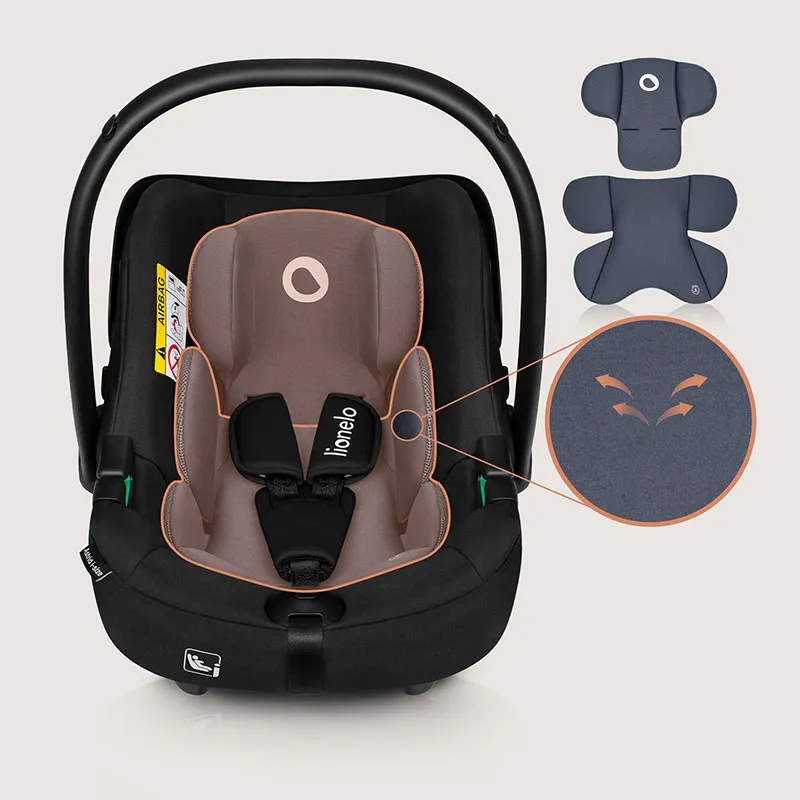 Siège-auto I-Size Astrid 40-87cm - Noir/Gris-0