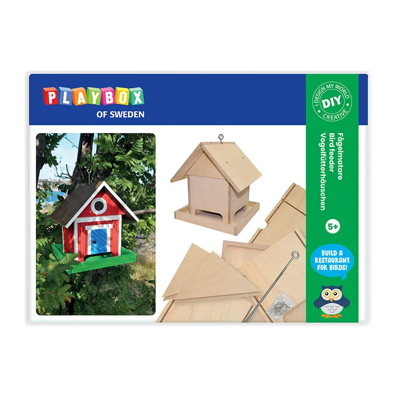 Kit créatif Cabane à oiseaux - 24cm-0