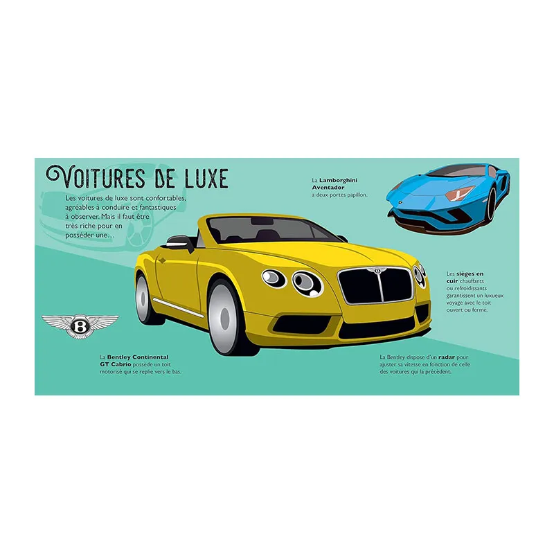 10 pop-up Voitures de rêve - 36m+-4