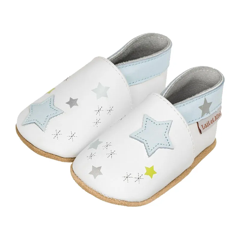 Chaussons cuir Ciel Polaire-2