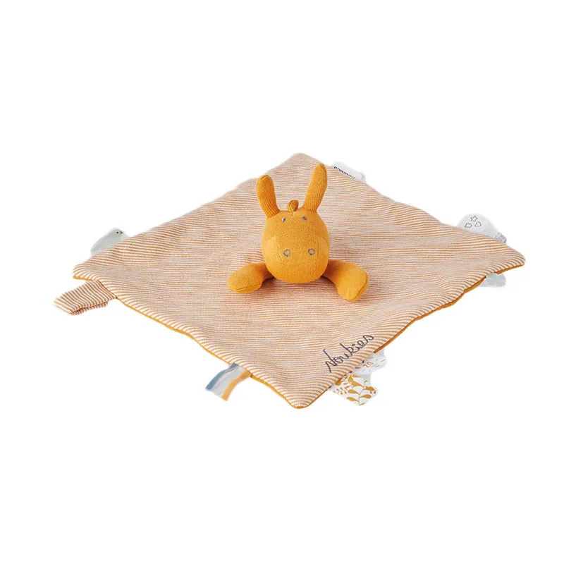 Doudou N&P&L Paco Ocre Noukie's - 27x27x7cm-2