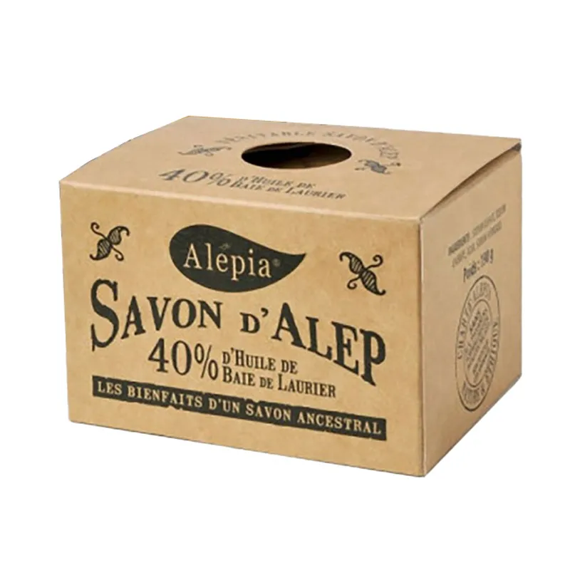 Savon d'Alep 40% huile baie de laurier - 200g-4