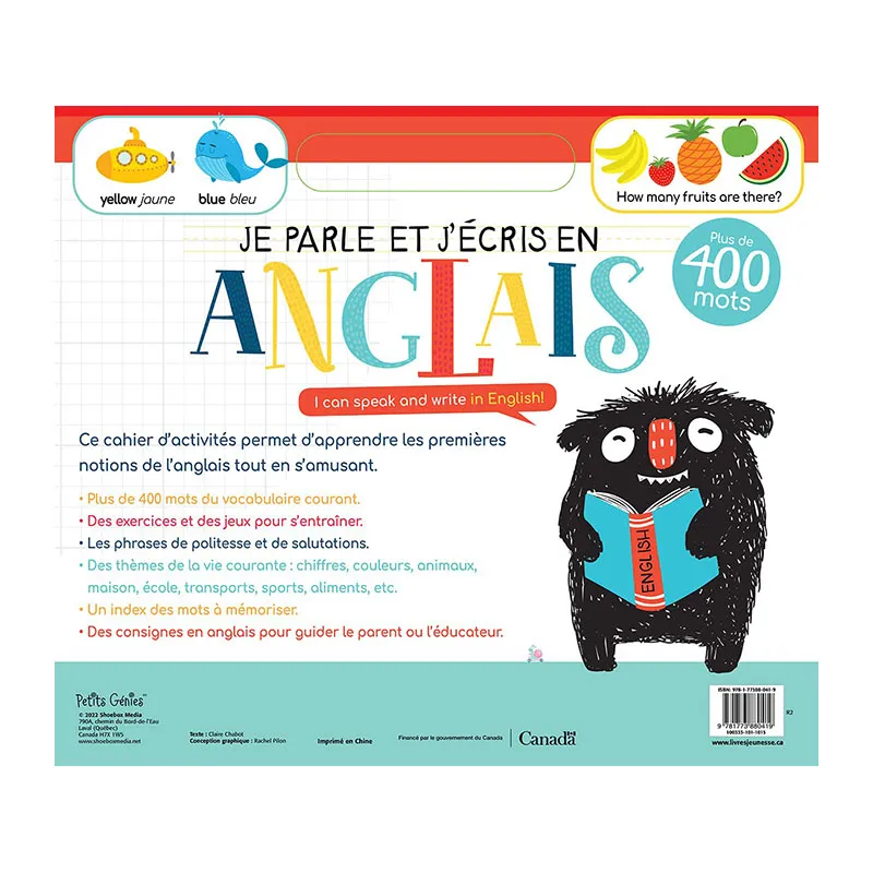 Je parle et j'écris en anglais - 3+-1