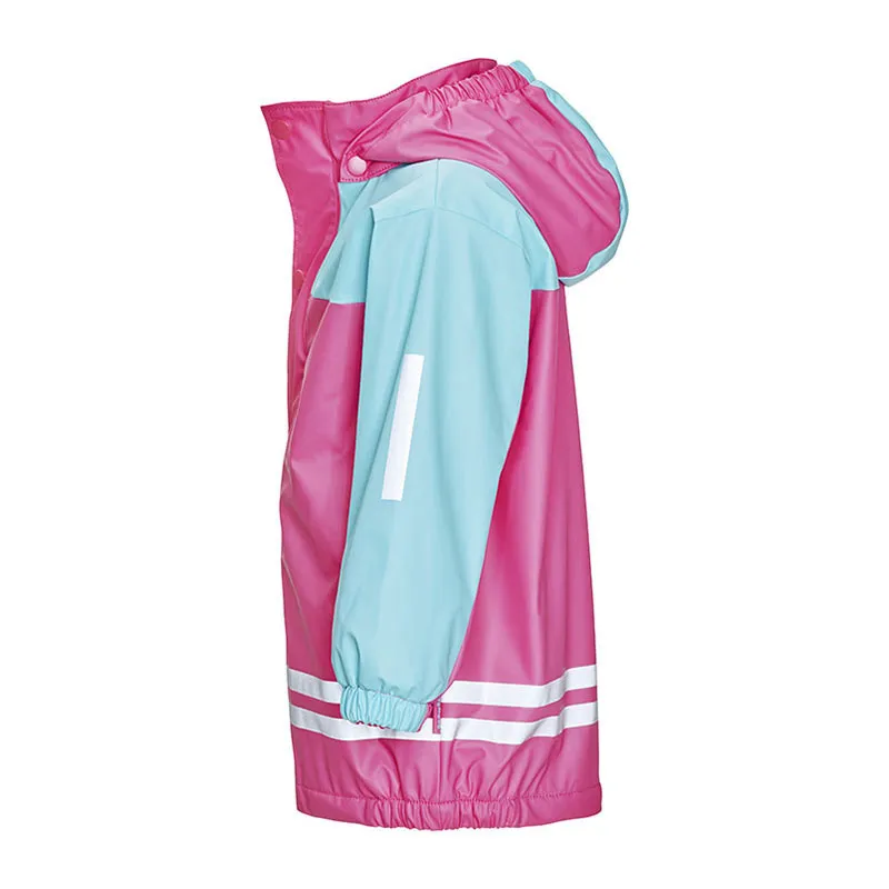 Ciré + Pantalon de pluie Bicolore - Turquoise/Violet-4