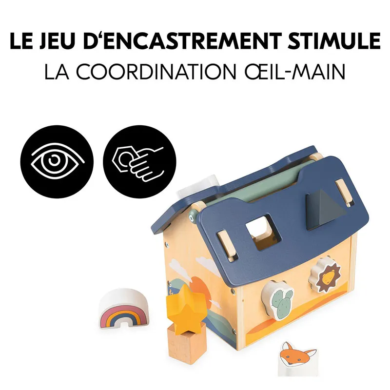Maison Puzzle à encastrer Bois - 12m+-2