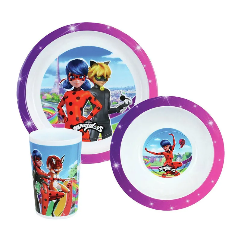 Ensemble repas Miraculous - 3pcs-0