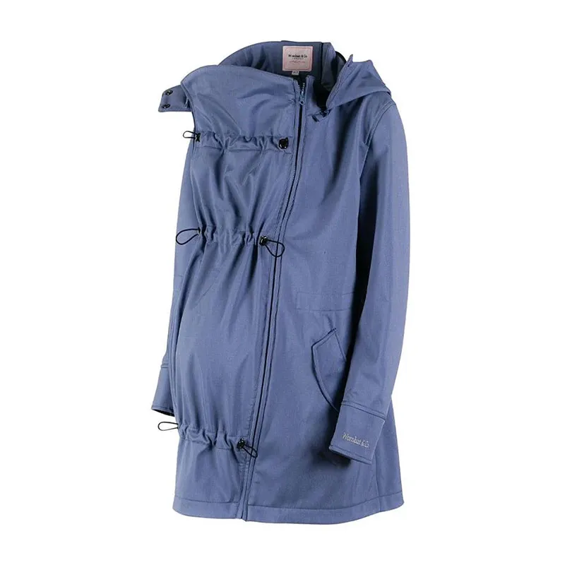 Manteau porte-bébé Wombat Shell - Light Blue-6