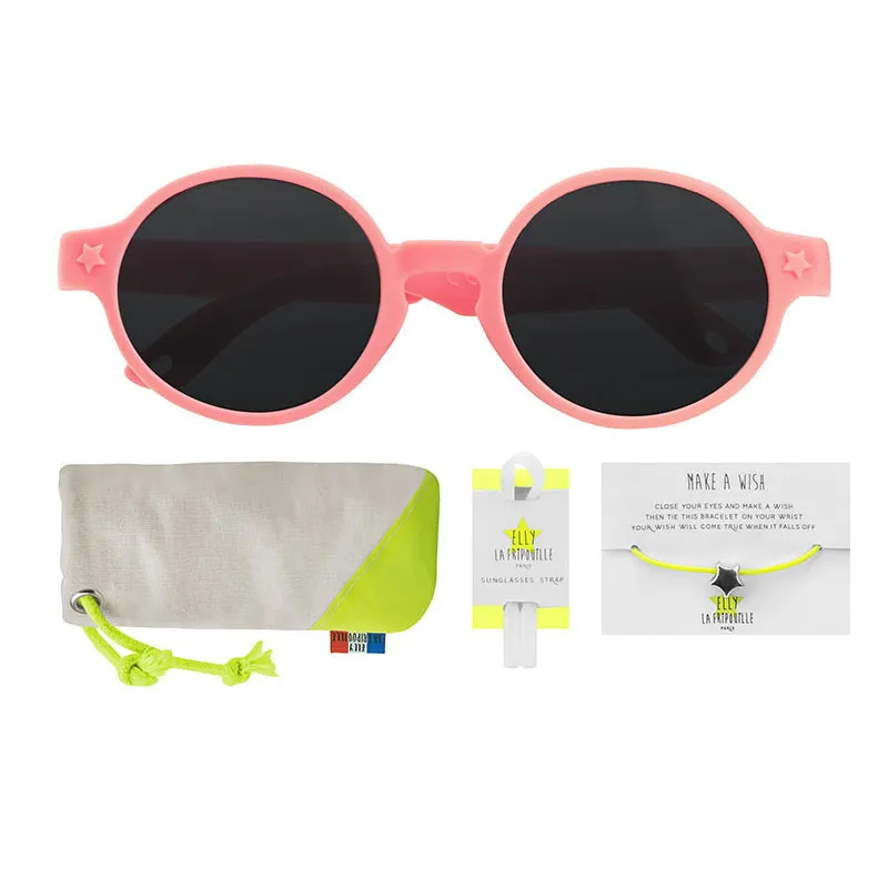 Bebeboutik Lunettes de soleil Anti UV Cat.3 Funk Martini Rose