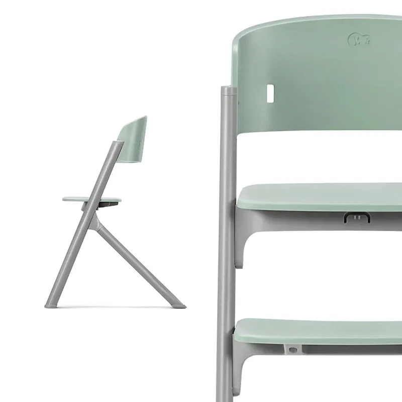 Chaise haute Livy Vert sans plateau - 6m+-4
