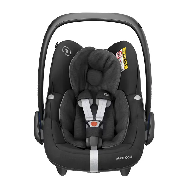 Duo Poussette Compacte Street + Cosi Pebble Pro + Base FamilyFix 3 + Adaptateurs Noir - 0m+ -11