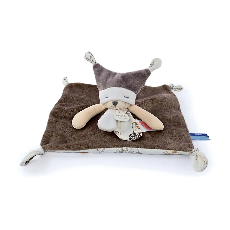 Doudou Ours Histoires Marron - 7x22x25cm-1