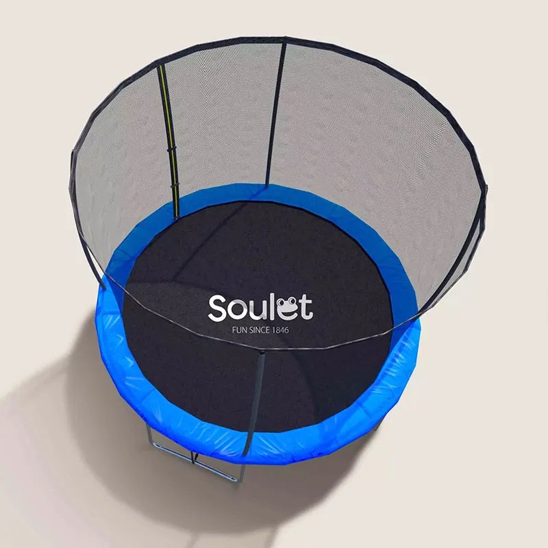 Trampoline avec filet et échelle - 3,05m-2
