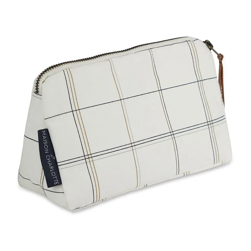 Trousse de toilette Coton BIO canevas Saint Honoré - Naturel-0