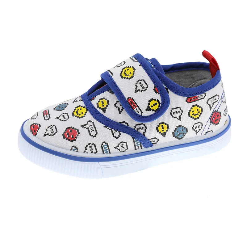 Baskets à scratch Emoji - Bleu/Blanc-0