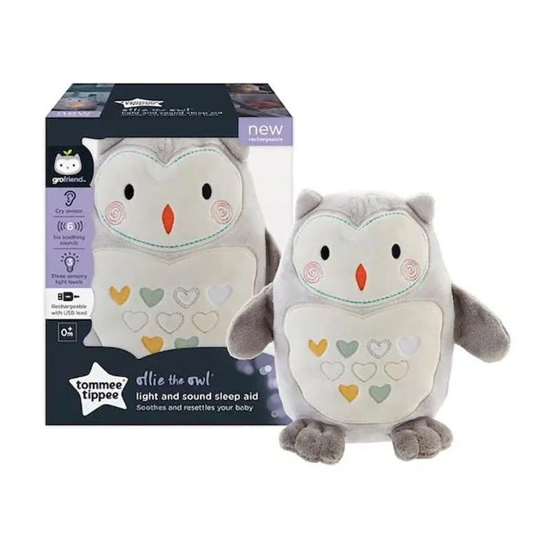 Peluche Veilleuse USB Ollie la Chouette - 0m+-1