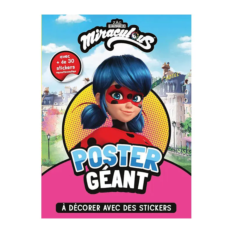 Poster géant à décorer Miraculous - 6+-0