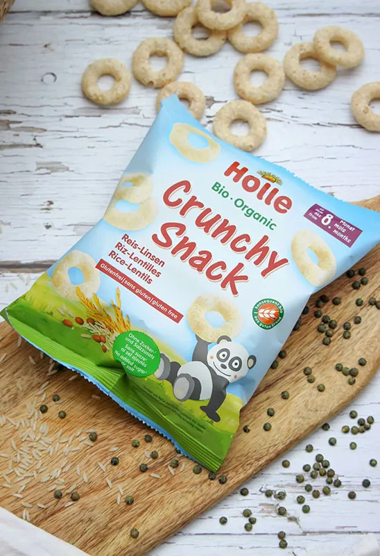 8x25g Crunchy Snack Riz Lentilles BIO - 8m+-2