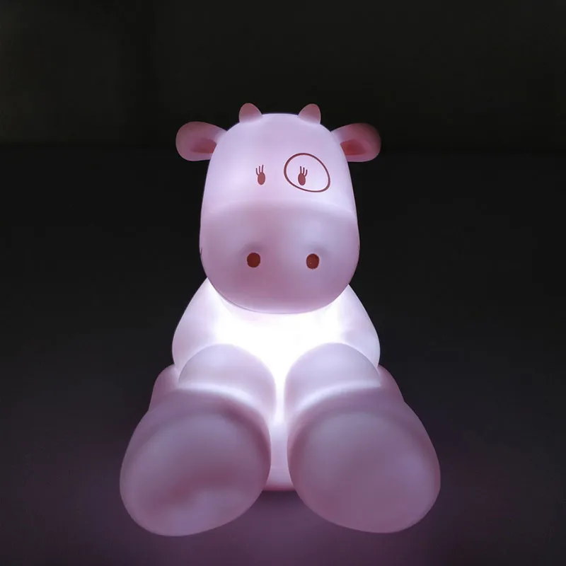 Veilleuse M&M Rose clair - 11,7x11,3x15cm-1