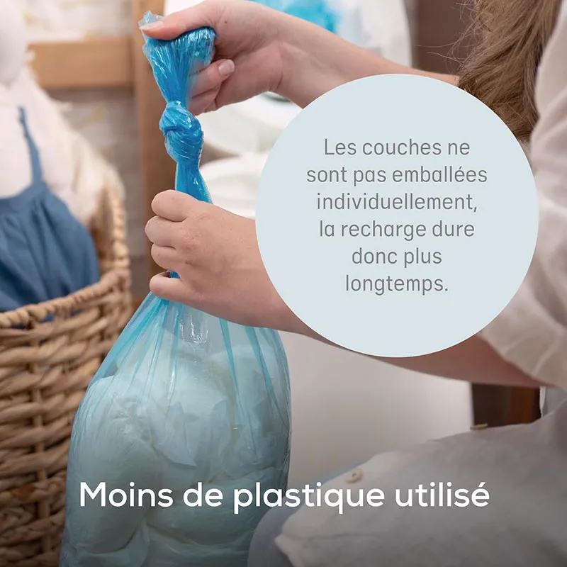 Starter pack Poubelle à couches Dress Up avec 6 recharges-4