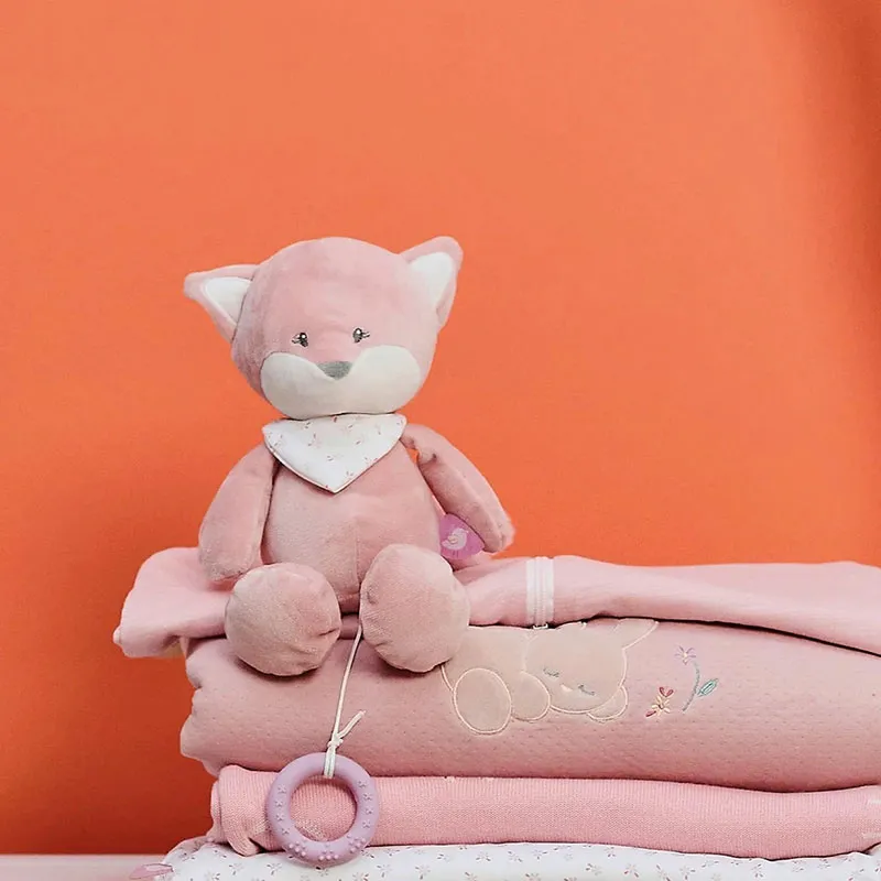 Peluche musicale Alice le renard - 30x14x10cm-1