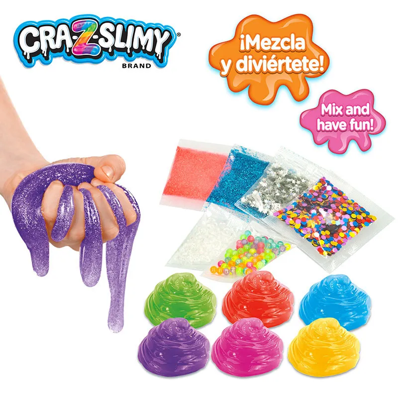 Pots de Slime 8pcs + accessoires - 6+-2