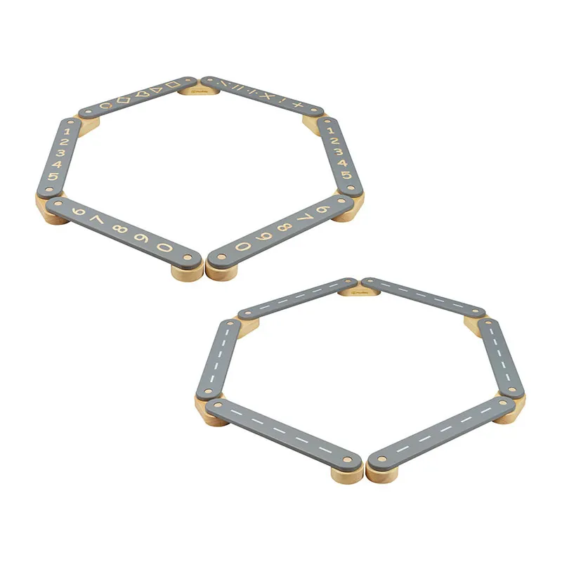 Poutres d'équilibre Gris 6pcs - 24m+-0