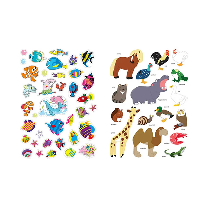 Gommettes Animaux/Poissons - 106pcs-0