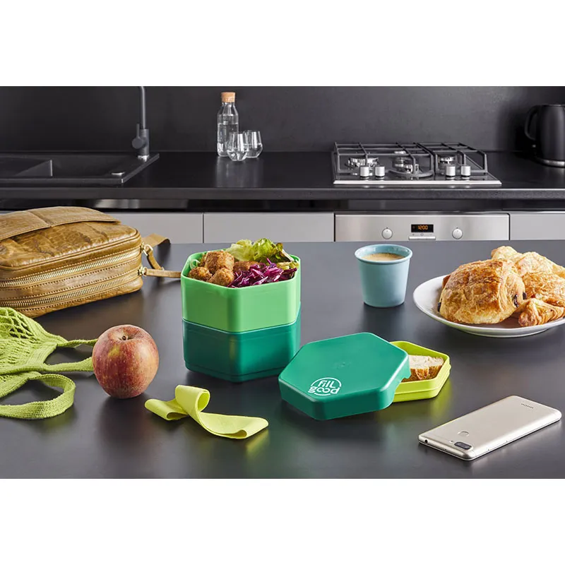 Bento matière végétale Bleu - 2x500ml-5