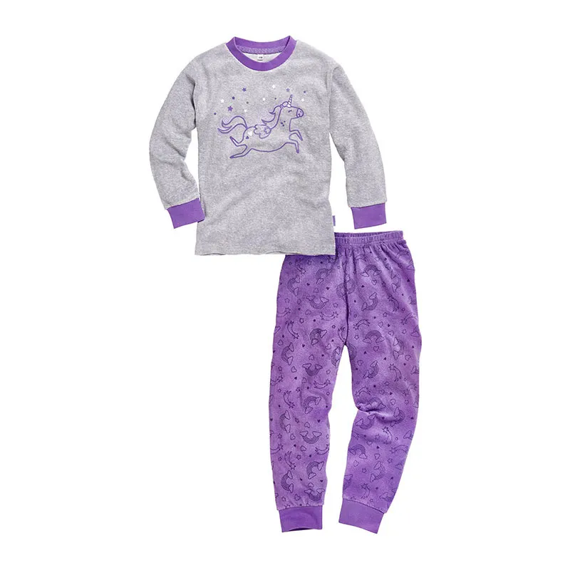 Pyjama 2pcs. Licorne - Lilas-0