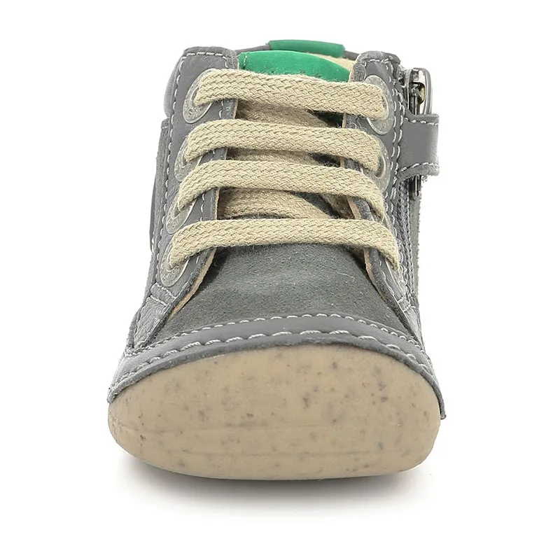 Botillons zip/lacets Sonistreet - Gris-3