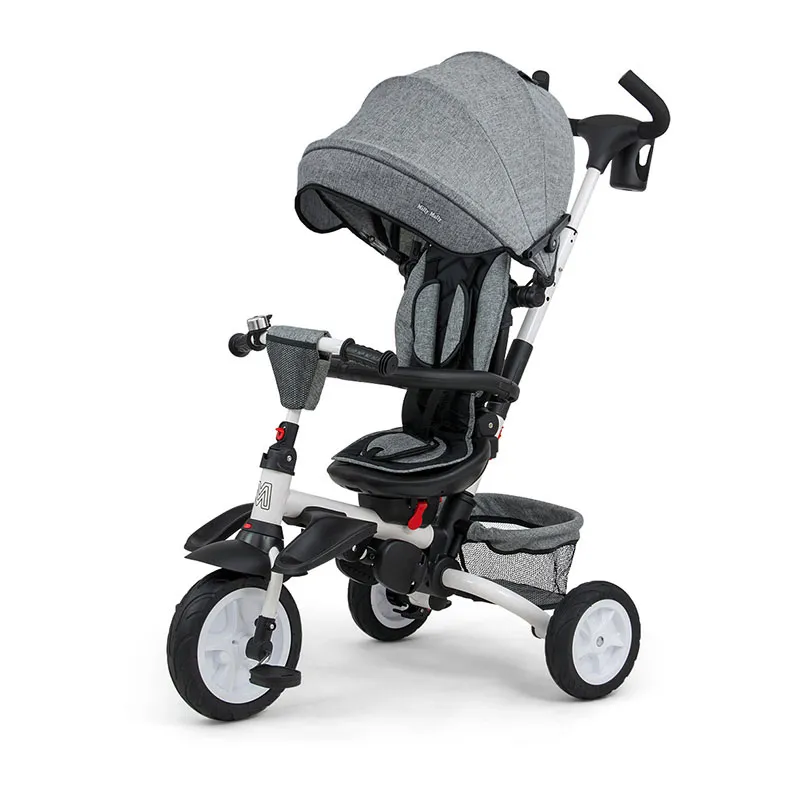 Tricycle 6en1 Stanley Rubber Gris - 12m+-0