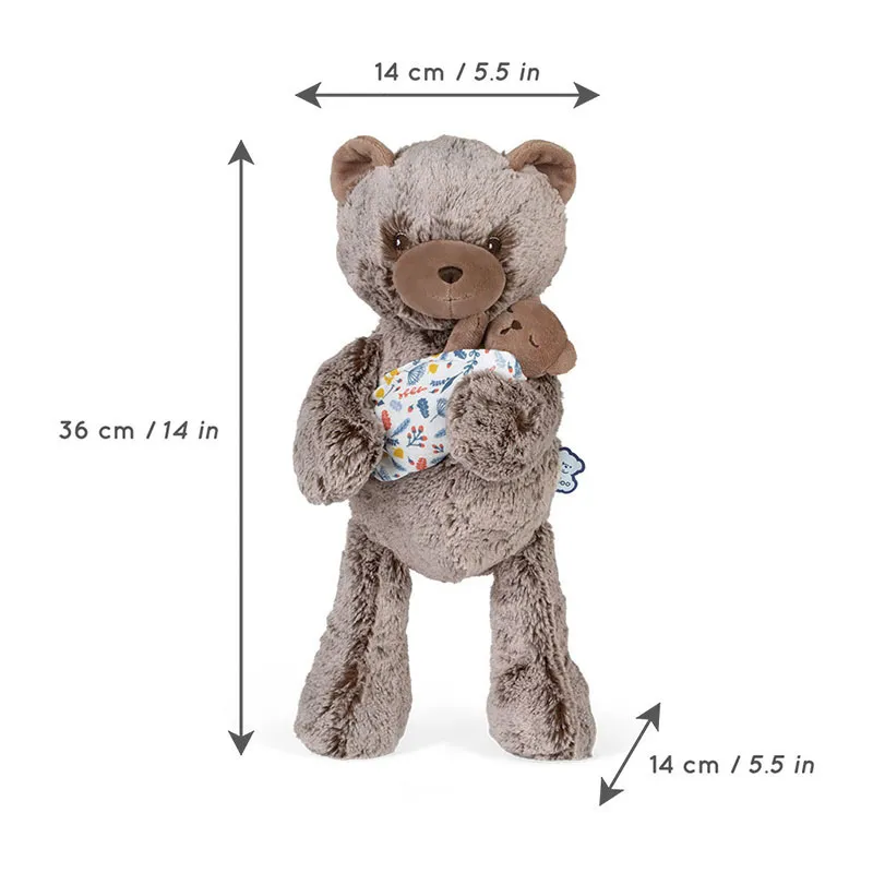 Peluche Papa Ours Oscar 36cm - 0m+-2