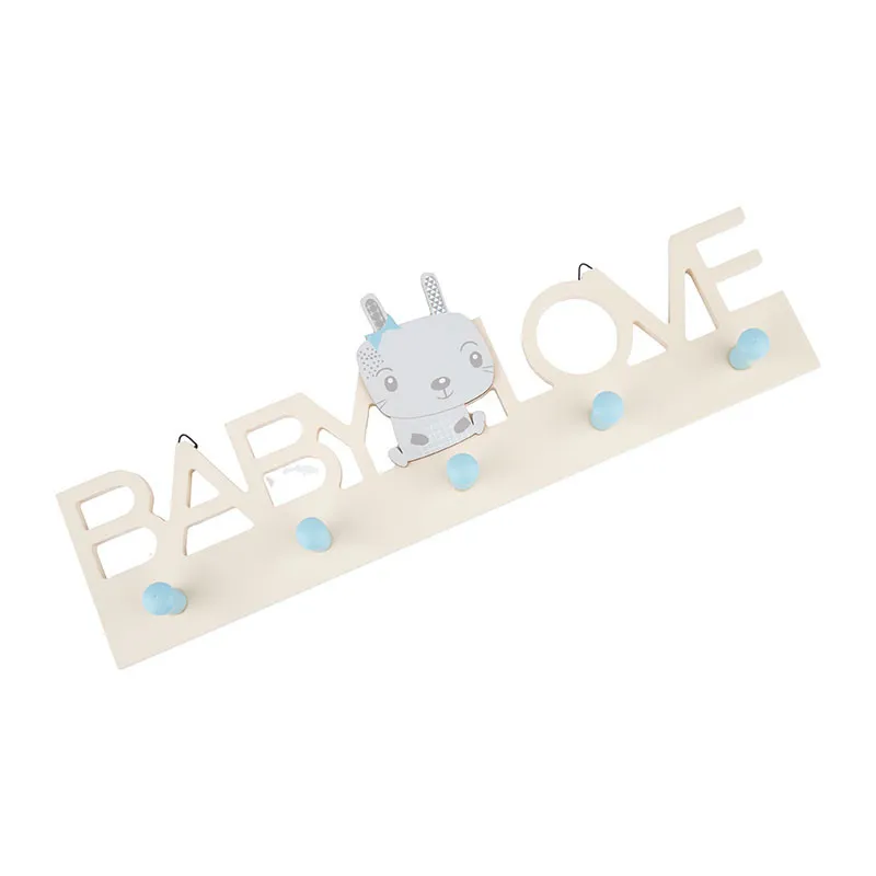 Patère Baby Love Lapin - 39,5x13cm-2