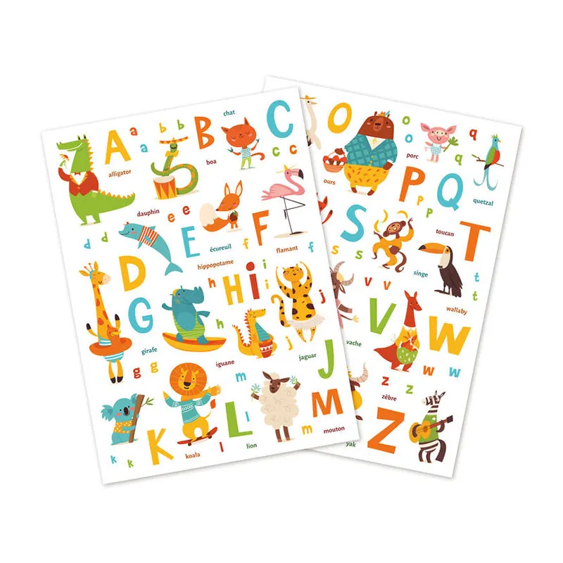 Gommettes Alphabet Animaux - 268pcs-11