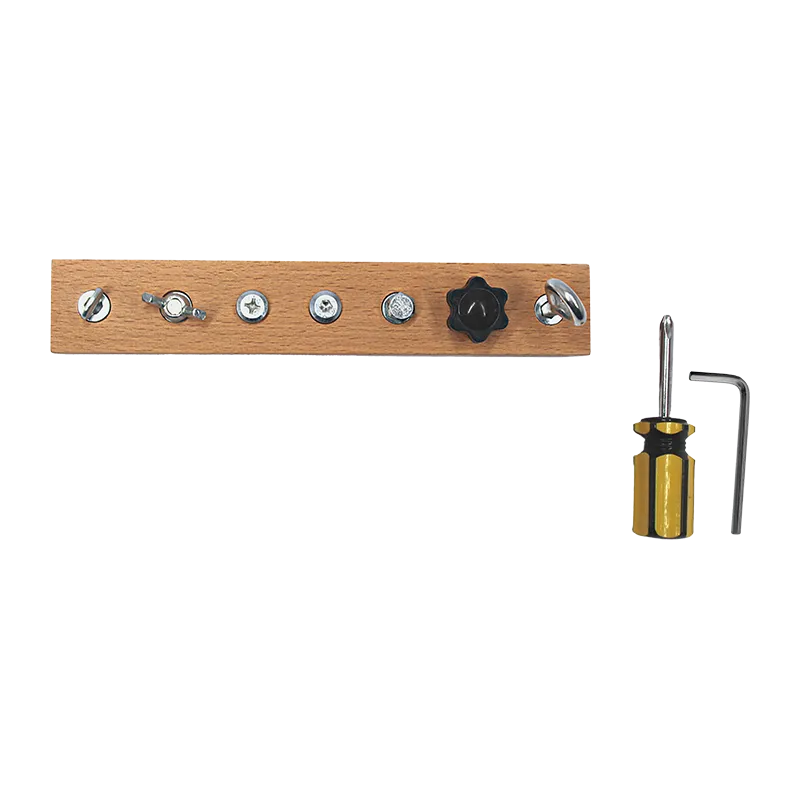 Jeu de bricolage en bois Tourne & Visse 10pcs - 3+-4