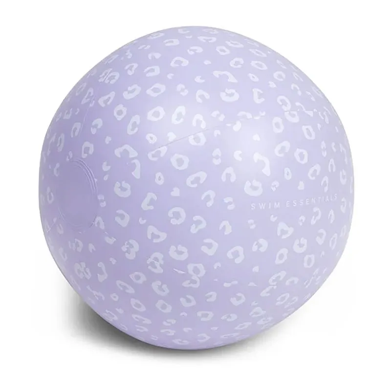 Ballon de plage XL Leopard Lilas - 51cm-0