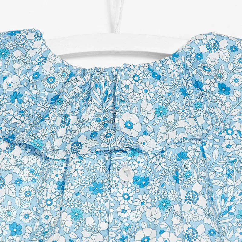 Robe Lyrisme Bébé Jacadi - Bleu/Blanc - MODE RENTRéE-3