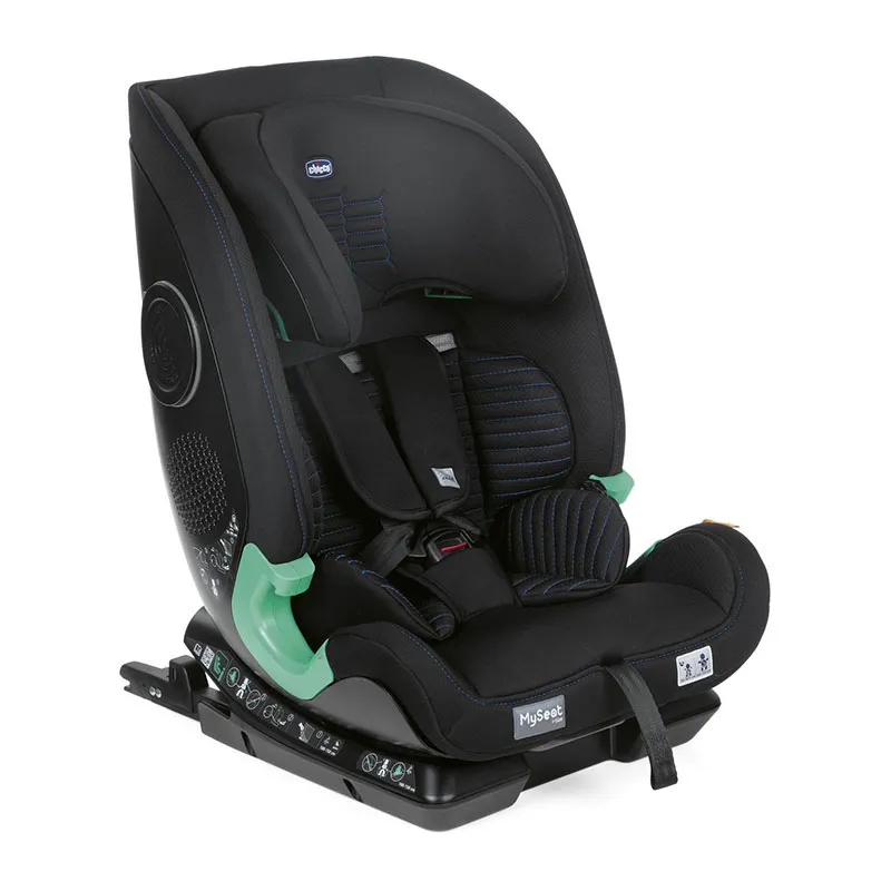 Siège-auto I-Size/Isofix MySeat Air 76 à 150cm - Black-0