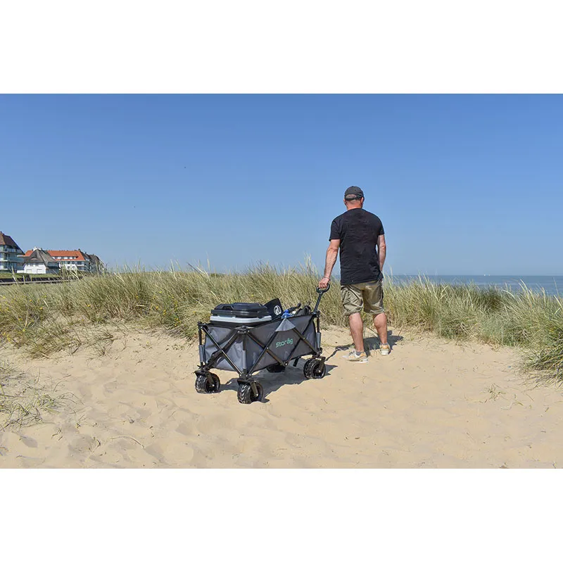 Chariot de plage pliable - 90x50x55cm-9