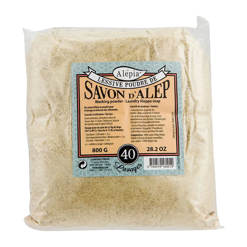 Lessive de savon d'Alep en poudre BIO - 800g-1